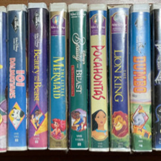 英語版ディズニーアニメ他　VHSビデオ