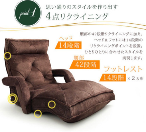 リクライニング座椅子