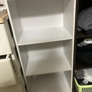 三段カラーボックス