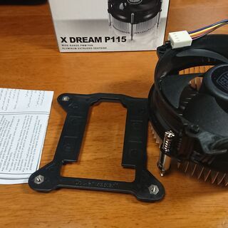 新品　未使用　箱入り　クーラーマスター　Cooler Master、インテル純正CPUクーラーとよく似たデザイン　LGA115x向けCPUクーラー「XDream P115」の画像