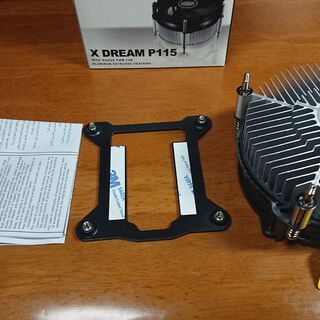 新品　未使用　箱入り　クーラーマスター　Cooler Master、インテル純正CPUクーラーとよく似たデザイン　LGA115x向けCPUクーラー「XDream P115」の画像
