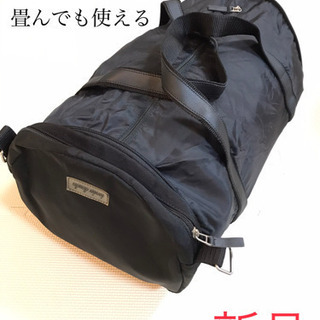 ジョルジオ アルマーニ ゴルフ ドラムバッグ レア 畳めるバッグ