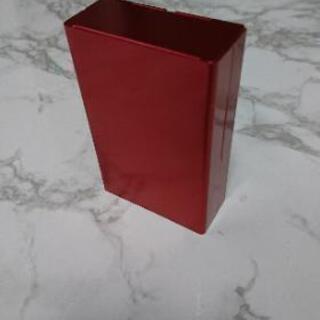 🤍新品 タバコケース アルミケース レッドの画像