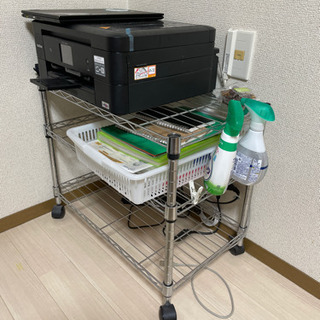 【お譲りします】金属製の移動式棚