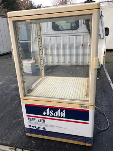 サンデン 卓上 4面ガラス 冷蔵ショーケース SMR-DX71G 43L
