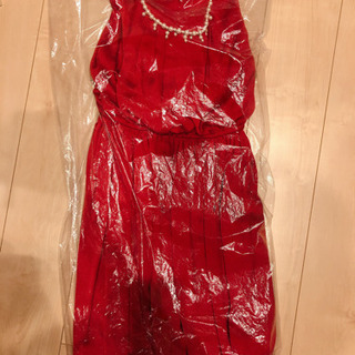 パーティードレス、バッグ、ストール3点セット