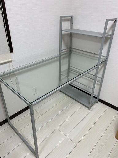 ワークデスク ガラストップ