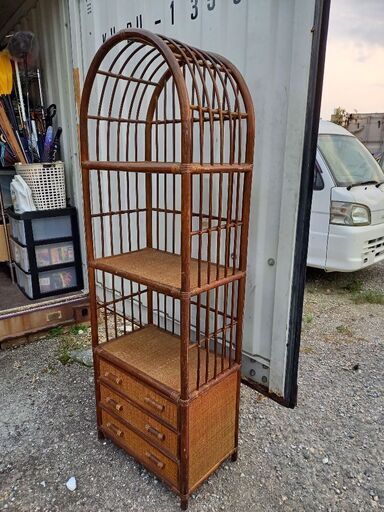 藤家具　中古品　高さ　約170㎝