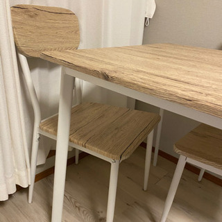 受け取り者決定済　ダイニングテーブルセット