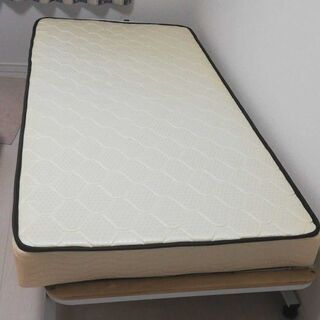 折り畳み式ベット(すのこ)とマットレスです。の画像