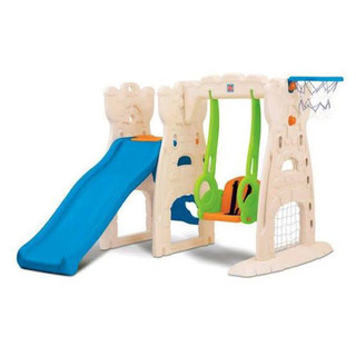 滑り台　ブランコ　バスケットゴール　室内遊具の画像