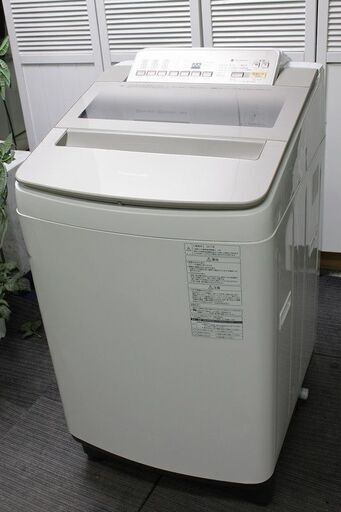 R2788) Panasonic 中古パナソニック NA-FA100H3-N [全自動洗濯機 （10.0kg） 即効泡洗浄 エコナビ シャンパン] 2017年製! 洗濯機 店頭取引大歓迎♪