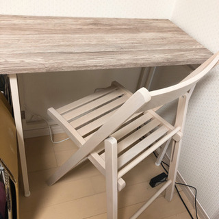 (決まりました)折りたたみ　テーブル　チェア