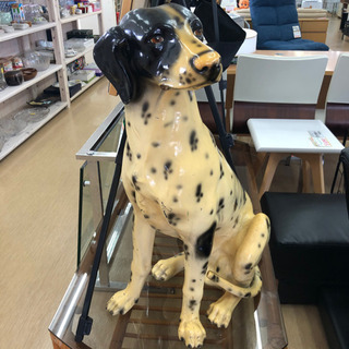 ※鼻割れあり✨犬の置物✨ダルメシアン✨番犬✨玄関にいかがでしょう？✨