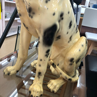 ※鼻割れあり✨犬の置物✨ダルメシアン✨番犬✨玄関にいかがでしょう？✨の画像