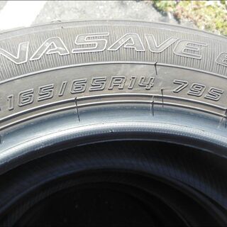 ★★　【ダンロップ　ＥＮＡＳＡＶＥ】　１６５／６５Ｒ１４　手渡し対応いたします！　★★の画像