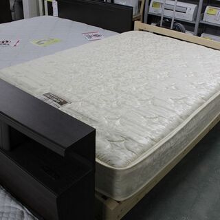 R2669) 中古ダブルベッド＆マットレスセット ベッド 店頭取引大歓迎♪