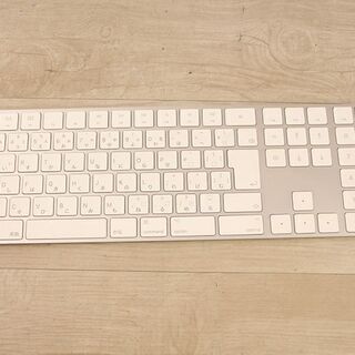 Apple Magic Keyboard with Numeric Keypad　マルチメディアキーボード アップル シルバー(E1003ayxY)の画像