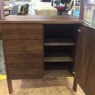 【愛品館市原店】マルヨシ民芸 シェルフキャビネット DEEPシリーズ 【管理IIF017563-104】の画像