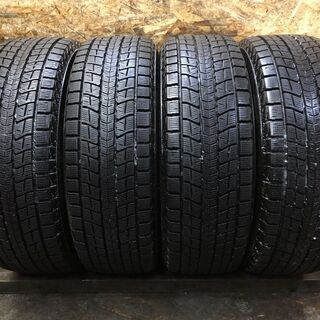 DUNLOP WINTER MAXX SJ8 225/65R17 17インチ スタッドレス 4本 2017年製 バリ溝 エクストレイル CX-5 ハリアー等　(TB332) クレジットカード QR決済可能