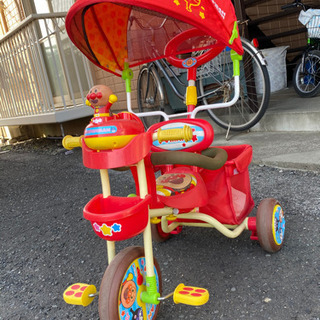 アンパンマンの三輪車