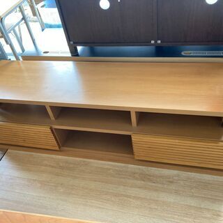 テレビ台　ナチュラル　引き出し有の画像