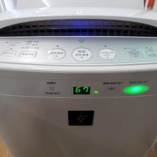 家電　２０１３年製　シャープ　加湿空気清浄機　KC-B50-W　...