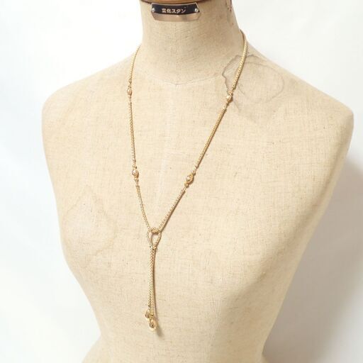 E436 K18 ロープ モチーフ ネックレス 21.2g 約60cm