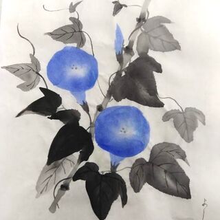 ＜オンライン＞百均画材で水墨画入門（単発もOK）の画像