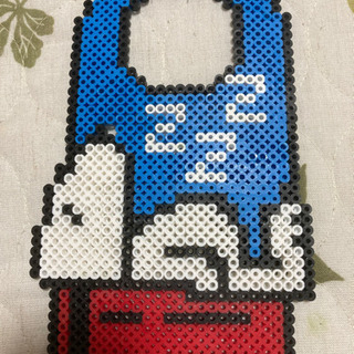 アイロンビーズ  ドアノブ　スヌーピー 