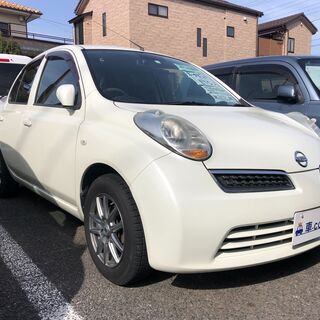 【自社ローン・全国対応】日産　マーチ1.2　1.2E　ナビ・フル...