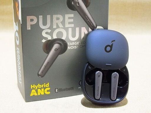 【苫小牧バナナ】Anker JAPAN Soundcore Liberty Air 2 Pro 完全ワイヤレスイヤホン ブラック ノイズキャンセリング Bluetooth 動作OK♪