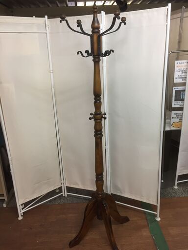 【愛品館市原店】カリモク（Karimoku）コロニアルシリーズ ポールハンガー 【愛市IIF】