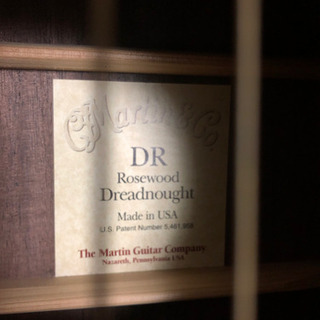 Martin DR Rosewood Dreadnought ハードケース付き