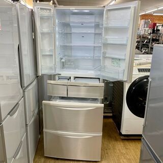 美品【 Panasonic 】パナソニック 501L 6ドア 冷蔵庫 フレンチドア