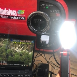 停電対策！　新ダイワインバータ発電機 IGE1600整備済み　中古品