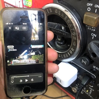 停電対策！　新ダイワインバータ発電機 IGE1600整備済み　中古品の画像