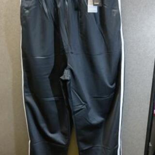 【送料無料】ジャージパンツ★BLACK/WHITE★Mサイズの画像