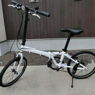20インチアルミフレーム折りたたみ自転車をお貸しします。