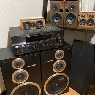(成約済)アンプ、スピーカー7点セットお譲りします！