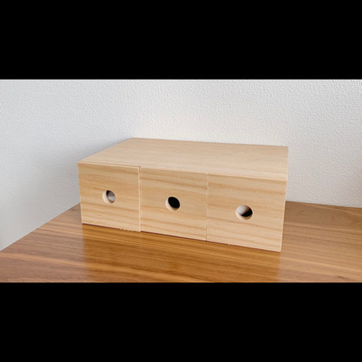 ◼️無印良品 MDF 木製小物収納 3段