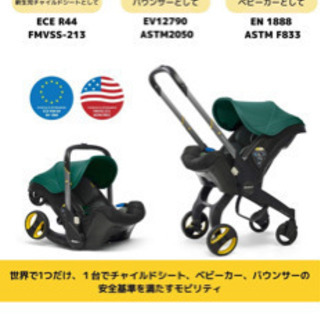 ドゥーナチャイルドシート兼ベビーカーの画像