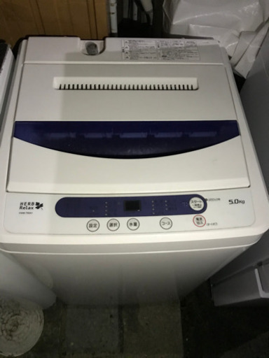 【名古屋市近郊配送可能】ヤマダ電機オリジナル　HerbRelax 5kg洗濯機　YWM-T50A1 2017年製