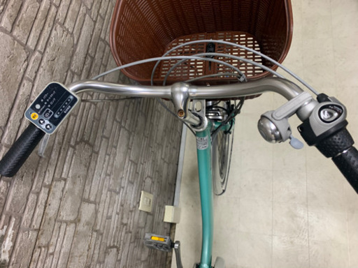 新生活応援SALE 東京23区配達無料　新基準 Panasonic パナソニック ビビライトU  6.6Ah リチウム 電動自転車☆中古☆パナ☆26インチ