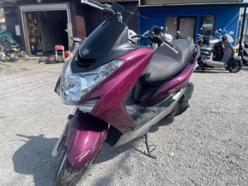 ヤマハ マジェスティ155S 機関良好！ 低走行！ SG28J  社外マフラー！ 走行テスト済み  関東圏内即日配送可能です！
