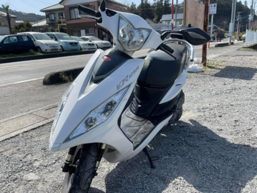 KYMCO VJR125 バッテリー新品 タンデムバー！ 激安小型！ 走行テスト済み 通勤通学におすすめ♪ 関東圏内即日配送可能です！