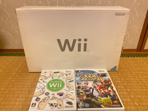 【値下げ】Wii本体と付属品多数　ソフト6個　すぐ遊べるセット 一式
