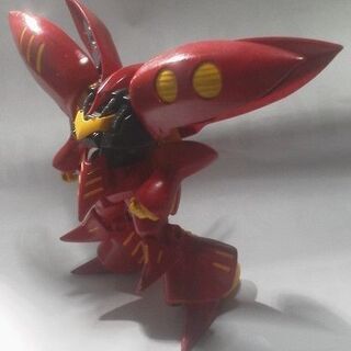 BANDAI HGUC 1/144 キュベレイMK-2 プルツー仕様 全塗装 完成品の画像
