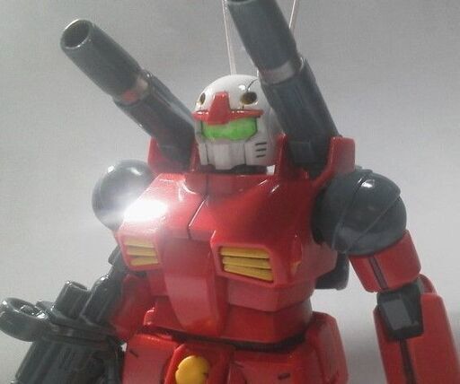 BANDAI HGUC 1/144 ガンキャノン 素組み 部分塗装 完成品