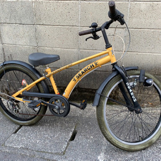 【子ども用マウンテンバイク】130cm〜　6段変速付　若林自転車...